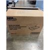 Image 1 : NEW CASE OF HANDI-FOIL OBLONG 3 COMPARTMENT TRAYS W/ LIDS, 250 COUNT