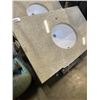 Image 3 : GRANITE VANITY TOP W/ SINK - 38" x 22"