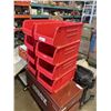 Image 3 : 8 AKRO RED STACKING ORGANIZER BINS