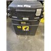 Image 1 : STANLEY FAT MAX EXPANDABLE ROLLING CONTRACTOR TOOL BOX WITH ASSORTED HAND TOOLS, WRNECH SETS, ETC