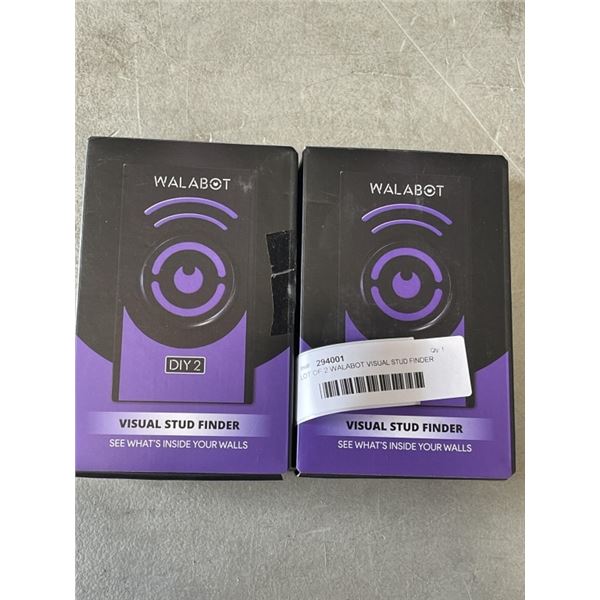 LOT OF 2 WALABOT VISUAL STUD FINDER