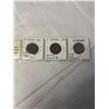 Image 1 : 3 CANADIAN LARGE CENTS 1901 LAST QUEEN VICTORIA, 1910 LAST KING EDWARD VII, 1911 FIRST KING GOERGE V