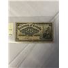 Image 1 : RARE 1900 DOMINION OF CANADA 25 CENT BILL JAN 2, 1900