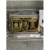 Image 1 : METAL US 100 DOLLAR BANK NOTE