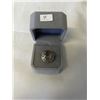 Image 1 : VINTAGE STERLING SILVER W/ SMOKEY TOPAZ QUARTZ RING, MARKED STERLING 925 TAXCO JS HALLMARK SIZE 7.5