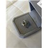 Image 2 : HAND CRAFTED STERLING SILVER W/ ABELONE INLAID RING, MEXICAN HALLMARK SIZE 7 AND UP