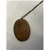 Image 4 : VINTAGE PAIR OF MATISSE COPPER CLIP ON EARRINGS, ENAMEL AND JC DIVIS COPPER PENDANT W/ CHAIN NECKLAC