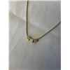 Image 2 : GOLD NECKLACE MARKED GALLE 18K GF 15" LENGTH