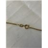 Image 3 : GOLD NECKLACE MARKED GALLE 18K GF 15" LENGTH