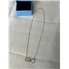 Image 1 : STERLING SILVER "I LOVE YOU TO THE MOON AND BACK" NECKLACE, LIKE NEW MAKRED 925 17" LENGTH