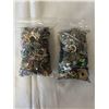 Image 2 : 2 SMALL BAGS OF MISC JEWELRY AND PARTS