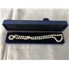 Image 1 : VINTAGE HAND KNOTTED FRESHWATER PEARL NECKLACE W/ 14K GOLD CLASP STAMPED 14K Z