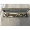 Image 1 : VINTAGE HAND KNOTTED FRESHWATER PEARL NECKLACE WITH 925 CLASP