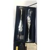 Image 2 : CASED LOVERS CHAMPAGNE FLUTE SET AND STAINLESS CARVING SET