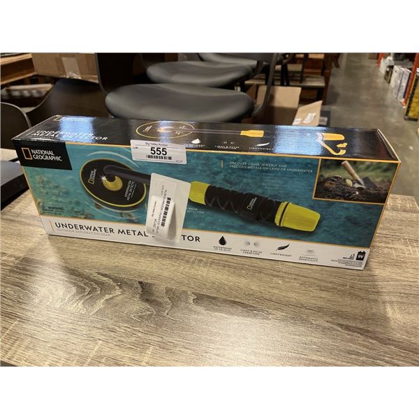 NATIONAL GEOGRAPHIC UNDERWATER METAL DETECTOR - TESTED WORKING