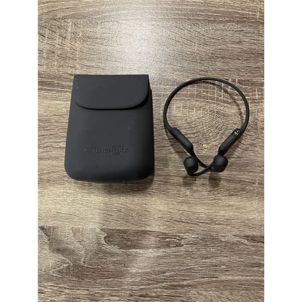 AFTERSHOKZ BONE CONDUCTION OPEN EAR HEADPHONES WITH CHARGER