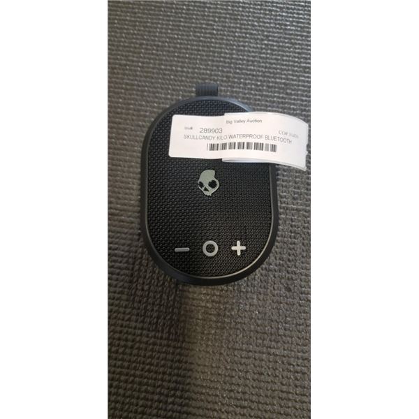 SKULLCANDY KILO WATERPROOF BLUETOOTH PORTABLE SPEAKER - TESTED WORKING, RETAIL $54