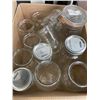 Image 3 : 2 BOXES OF JARS AND GLASS JUG
