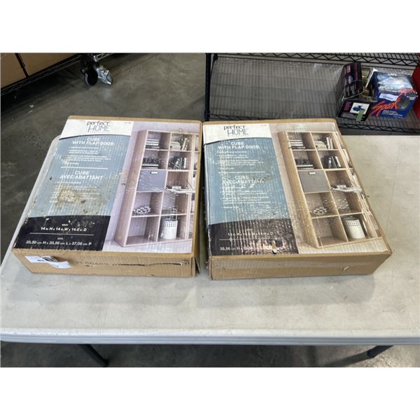 2 NEW 14 x 14 x 14.6 CUBE STORAGE