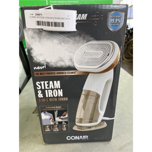 TURBO EXTREME STREAM STEAM AND IRON