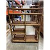 Image 2 : METAL PLANT STAND AND WICKER RACK
