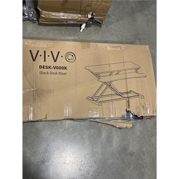 VIVO BLACK DESK RISER