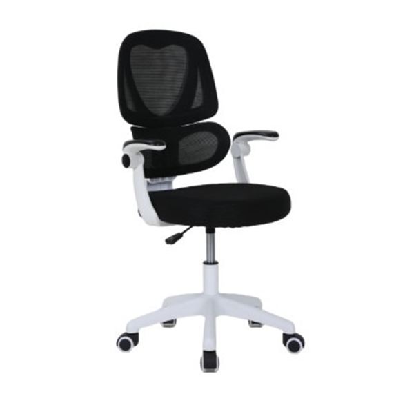 BRASSEX IVY BLACK/ WHITE OFFICE CHAIR, RETAIL $169