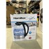 Image 2 : HAMILTON BEACH 1L GLASS ELECTRIC KETTLE - TESTED WORKING