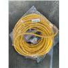 Image 2 : INDOOR/OUTDOOR 3 WIRE GROUNDED APPOX 100FT HEAVY DUTY EXTENSION CORD 12 AWG YELLOW CORD