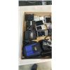 Image 1 : TRAY OF DIGITAL CAMERAS, CASES AND CHARGERS
