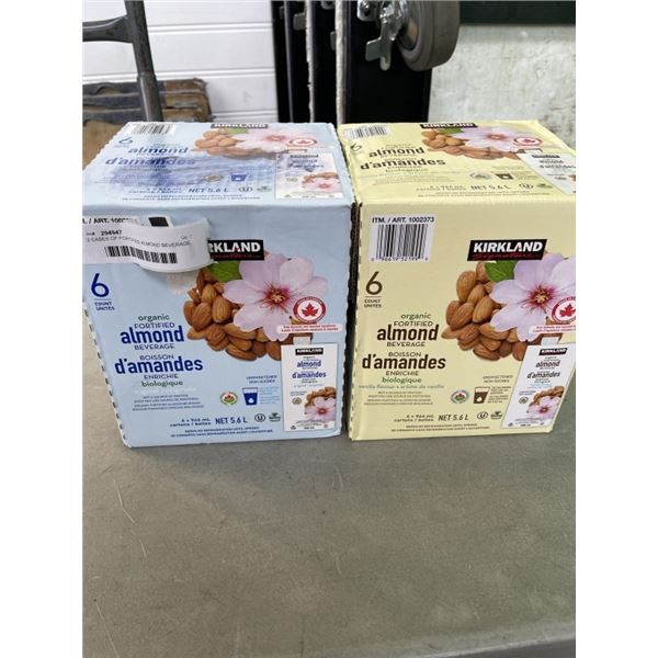 2 CASES OF FORTIFIED ALMOND BEVERAGE