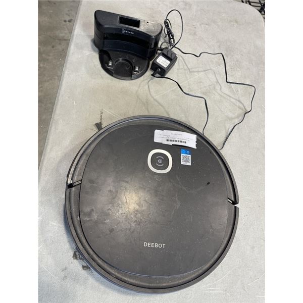 ECOVACS DEEBOT U2 PRO ROBOT VACUUM WORKING WITH CHARGING DOCK