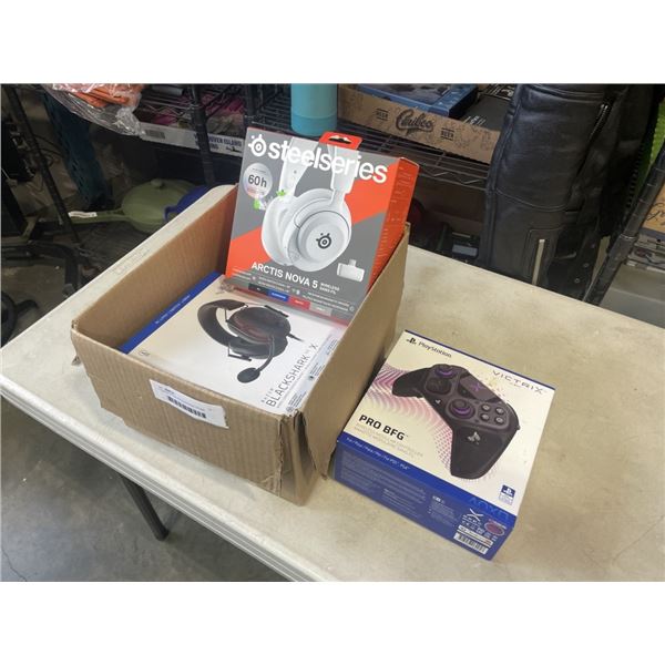 4 PLAYSTATION ACCESSORIES STORE RETURNS UNTESTED