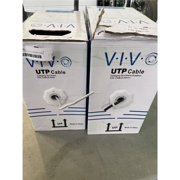 APROX 800 FEET CAT 5E INTERNET CABLE