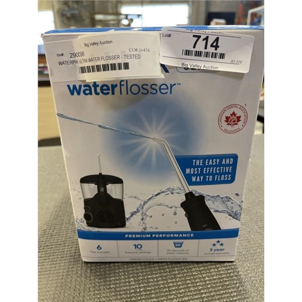 WATERPIK ULTRA WATER FLOSSER - TESTED WORKING