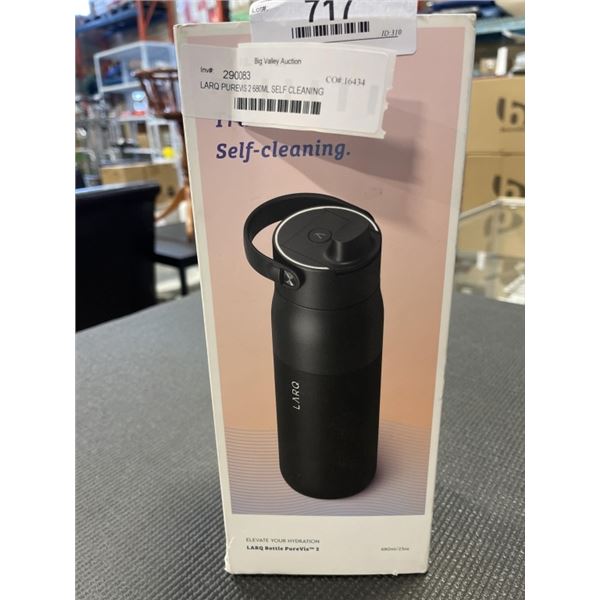 LARQ PUREVIS 2 680ML SELF CLEANING INSULATED STAINLESS STEEL WATER BOTTLE W/ SMART SENSOR - TESTED W