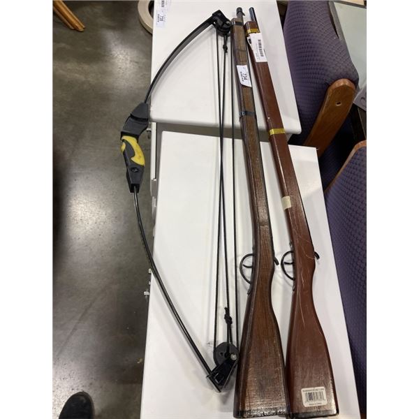 BANSHEE BOW AND 2 BB GUNS