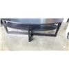 Image 3 : 2 TIER BLACK OVAL COFFEE TABLE