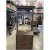 Image 1 : ANTIQUE 2 PC DROP FRONT CABINET