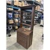 Image 2 : ANTIQUE 2 PC DROP FRONT CABINET