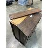 Image 6 : ANTIQUE 2 PC DROP FRONT CABINET