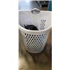 Image 2 : CCS GREY ROLLING SUITCASE AND ROLLING LAUNDRY HAMPER
