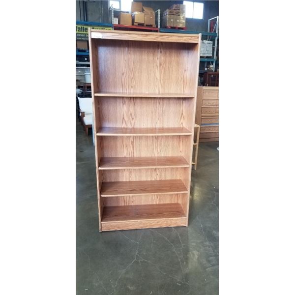 OAK BOOKSHELF