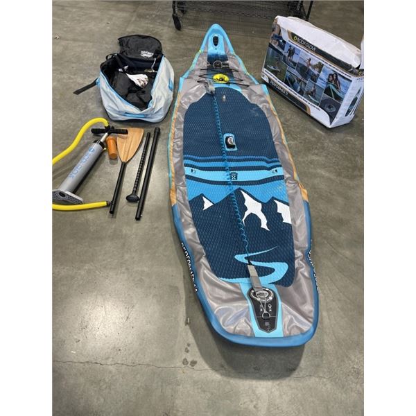 BODY GLOVE PERFORMER PADDLE BOARD WITH ACCESSORIES IN ORIGINAL BOX