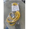 Image 3 : INDOOR/OUTDOOR 3 WIRE GROUNDED HEAVY DUTY 25FT 14AWG YELLOW EXTENSION CORD
