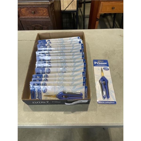 18 NEW SETS OF TITANIUM COATED PRECISION STRAIGHT BLADE PRUNERS