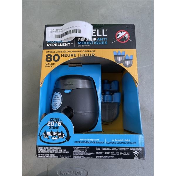 NEW THERMACELL ZONE MOSQUITO REPELLANT