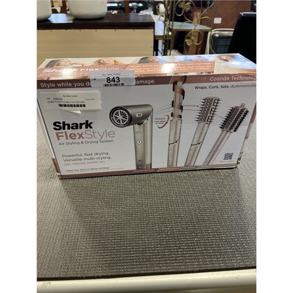 SHARK FLEXSTYLE MULTI-STYLER HAIR STRAIGHTENER - TESTED WORKING, RETAIL $349