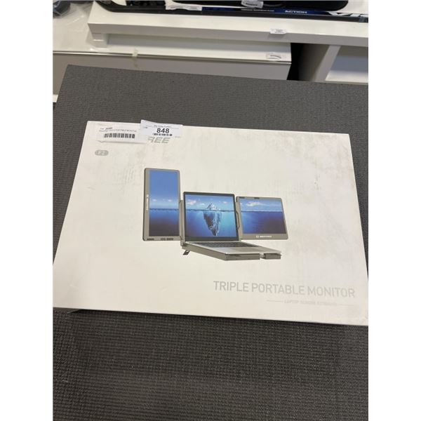 MAXFREE TRIPLE PORTABLE MONITOR LAPTOP SCREEN EXTENDER