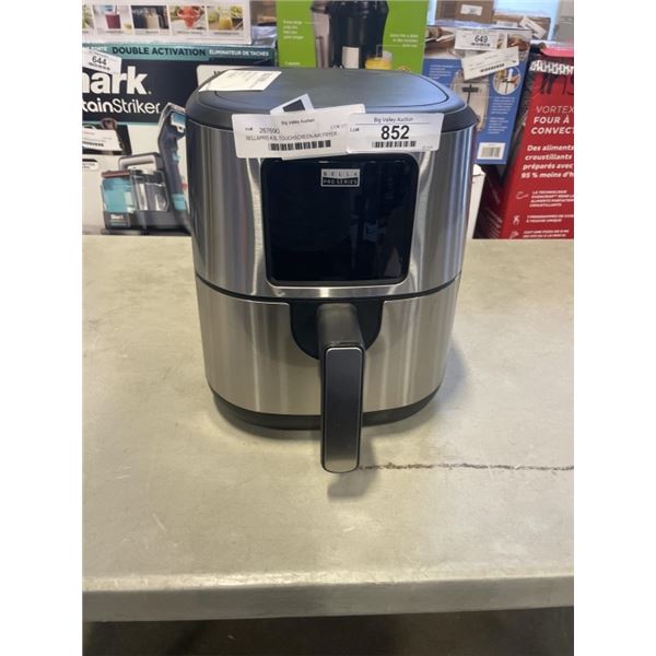 BELLAPRO 4.0L TOUCHSCREEN AIR FRYER - TESTED WORKING, RETAIL $199